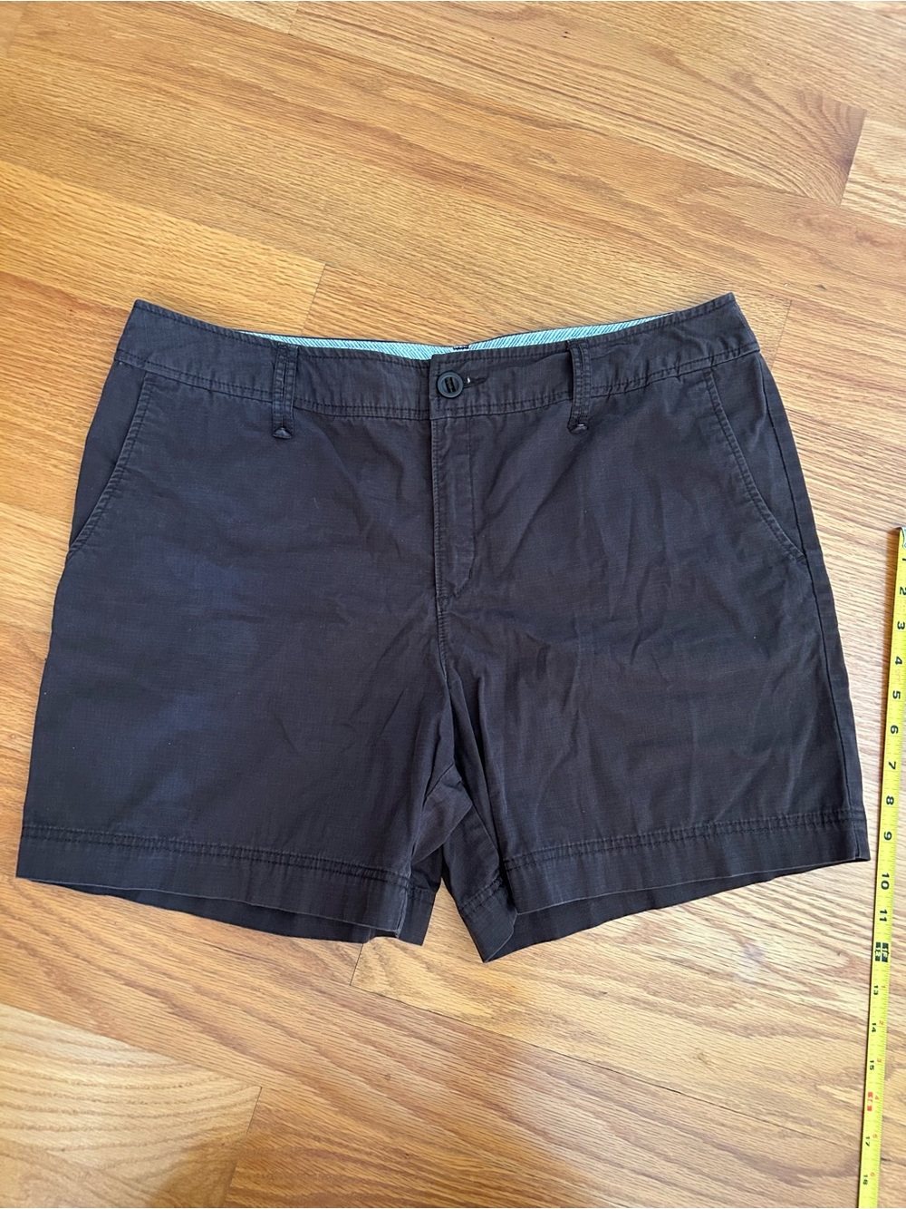 Eddie Bauer Dark Brown Cotton Casual Women's Shorts